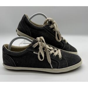 Taos Women's Star Charcoal Wash Canvas Lace Up Casual Sneakers Shoes Size 11